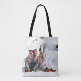 Bolsa Tote Imagem Personalizada | Envie 2 Fotos Design Comple