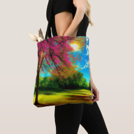 Bolsa Tote Imagem Personalizada Personalizada de Natureza Dup