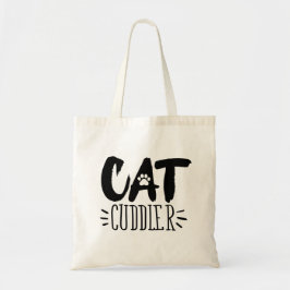 Bolsa Tote Imagens de Gato Feliz, Cuddler, Aestésico