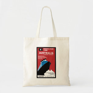 Bolsa Tote Imigração Australiana - Arte Vintage