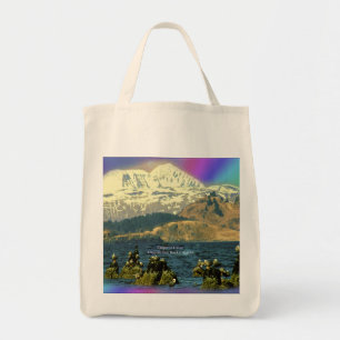 Bolsa Tote Imperador Geese na Baía de Chiniak perto de Chini