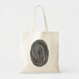 Bolsa Tote Impressão abstrato branca e preta. Linhas modernas