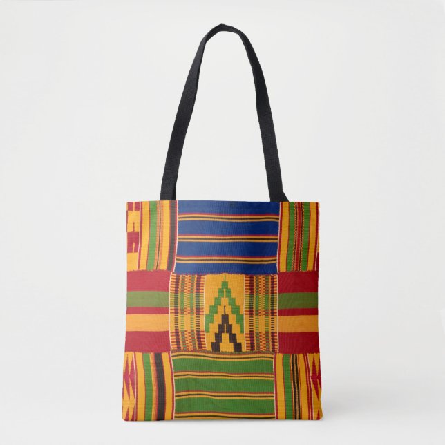 Bolsa Tote Impressão africano (Frente)