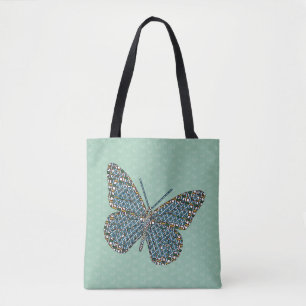 Bolsa Tote Impressão All-Over-do-marroquino