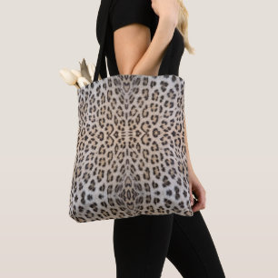 Bolsa Tote Impressão animal sobre pele de leopardo-na moda mo