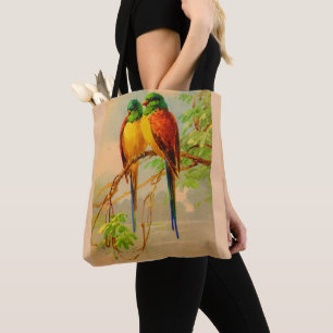 Bolsa Tote impressão bonito dos pássaros