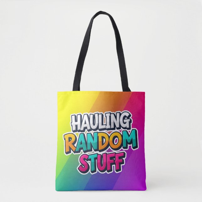 Bolsa Tote Impressão brilhante e alegre de Natasha Us (Frente)