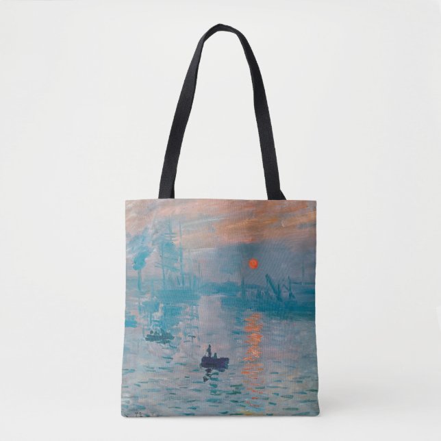 Bolsa Tote Impressão Clausto sunrise impressionista (Frente)