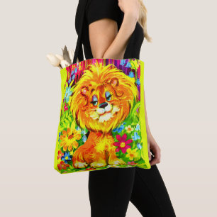 Bolsa Tote impressão dândi do leão
