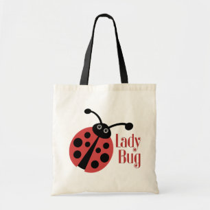 Bolsa Tote Impressão de Animais de Ladybug