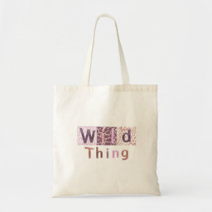 Bolsa Tote Impressão de Animal de Safari com Dito