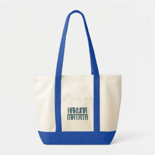 Bolsa Tote Impressão de Arte 3D Hakuna Matata