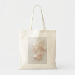 Bolsa Tote Impressão de Arte Abstrata Floral Rosa Corado | Pé