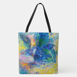 Bolsa Tote Impressão de arte de Abstrato vibrante