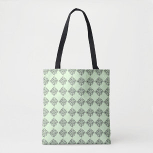 Bolsa Tote Impressão de Bloco Índia