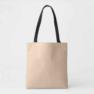 Bolsa Tote Impressão de cor sólida loura de outono quente, 