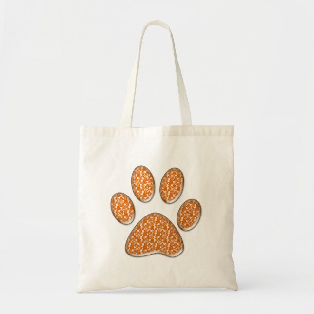 Bolsa Tote impressão de gatinho (Frente)