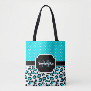 Bolsa Tote Impressão de Leopardo Bonito
