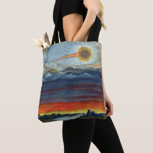Bolsa Tote impressão de pintura de cometa