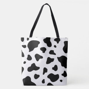 Bolsa Tote Impressão de vaca