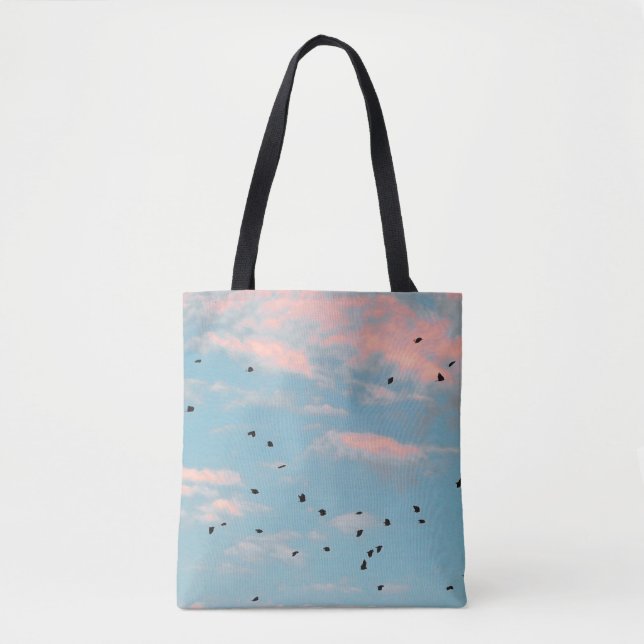 Bolsa Tote Impressão do Céu Dalmático (Frente)