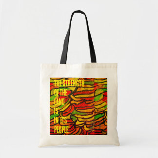 Bolsa Tote Impressão do Congo - a força da terra