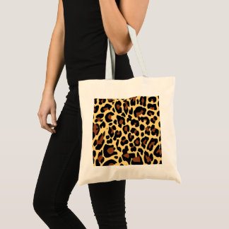 Bolsa Tote Impressão do leopardo