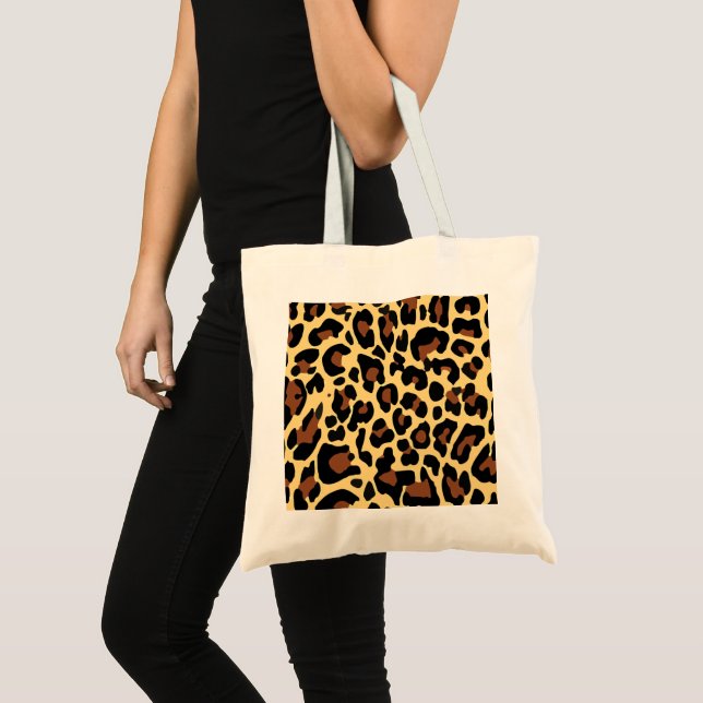 Bolsa Tote Impressão do leopardo (Frente (produto))