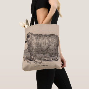 Bolsa Tote impressão do século XIX