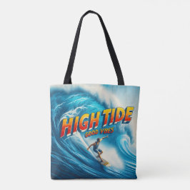 Bolsa Tote Impressão em Tela Envolvida Falsa