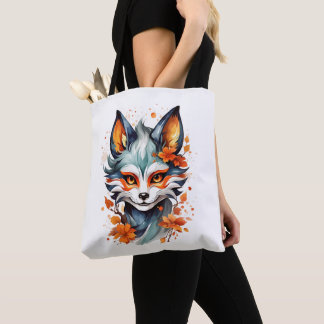 Bolsa Tote Impressão Fiery Feline