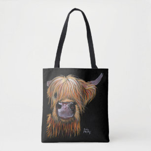 Bolsa Tote Impressão HiGHLaND CoW "HeNRY" BY SHRLeY MacARTHuR