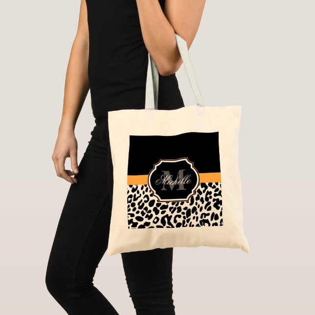 Bolsa Tote Impressão Leopardo (Frente (produto))