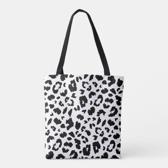 Bolsa Tote Impressão-leopardo personalizável (Verso)