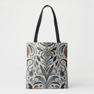 Bolsa Tote Impressão Linear Abstrata Aria Grace Urban Bloom