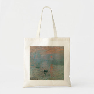 Bolsa Tote Impressão, nascer do sol por Claude Monet