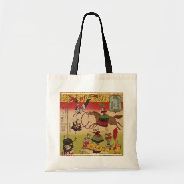 Bolsa Tote Impressão Triptych Mostra Circo Em Yasukuni Jinja (Frente)