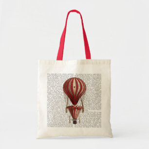 Bolsa Tote Impressão Vermelho de Balão de Ar Quente