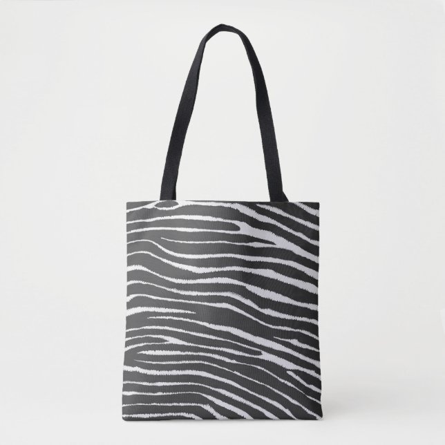 Bolsa Tote Impressão Zebra legal (Frente)