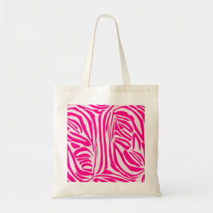 Bolsa Tote Impressão zebra rosa