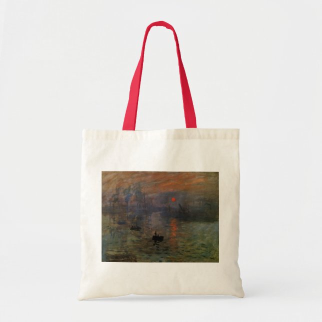Bolsa Tote Impression Sunrise de Claude Monet, Arte Antiga (Frente)