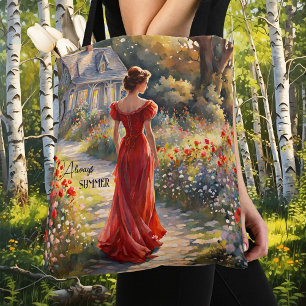 Bolsa Tote Impressionismo de Arte Belo Vintage