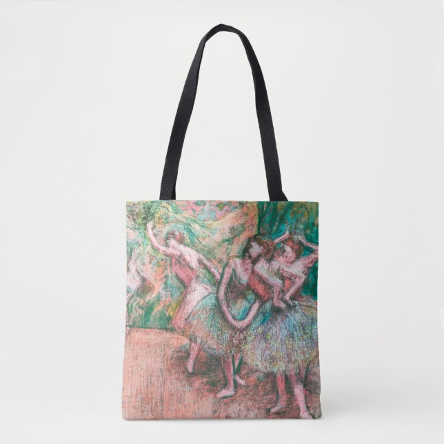 Bolsa Tote Impressionista da cena do Balé Edgar Degas (Frente)