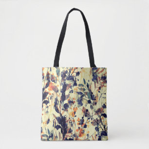 Bolsa Tote Impressões da Natureza: Floral Deixa Sem Fio.