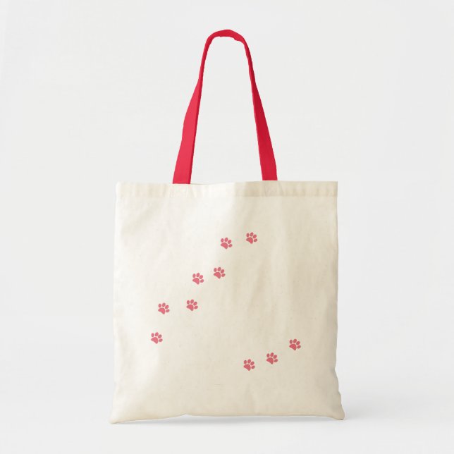 Bolsa Tote Impressões de pata (Frente)