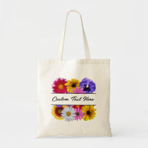 Bolsa Tote In Bloom - Quadrado Dividir Floral