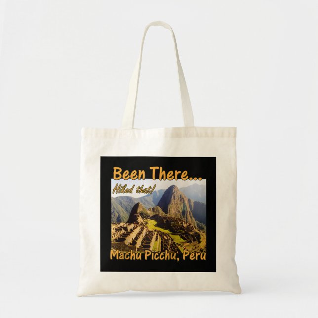Bolsa Tote Inca Trail Hike Machu Picchu - Peru Raglan Basebal (Frente)
