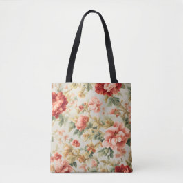 Bolsa Tote Incríveis Flores, Folhas. Pintura