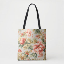 Bolsa Tote Incríveis Flores, Folhas. Pintura