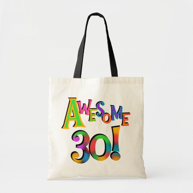 Bolsa Tote Incrível 30 t-shirts e presentes (Frente)